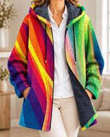 Malcolm | Cardigan à capuche artistique