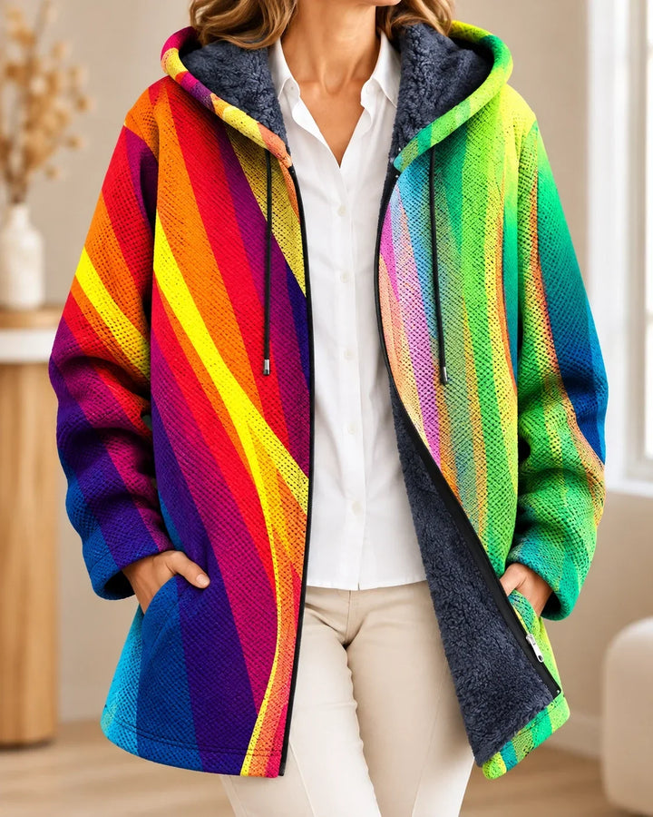 Malcolm | Cardigan à capuche artistique