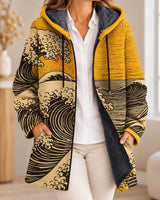 Margot | Cardigan à capuche artistique