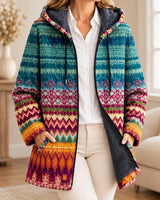 Tallulah | Cardigan à capuche artistique