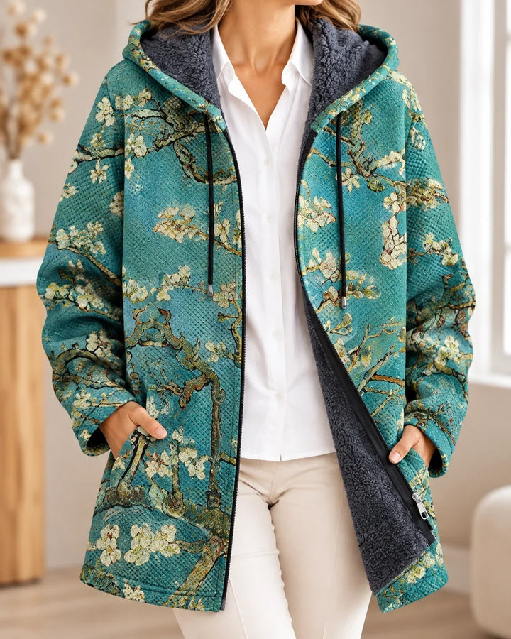 Vincent | Cardigan à capuche artistique
