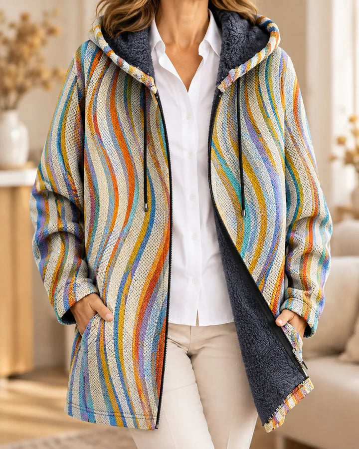 Warren | Cardigan à capuche artistique