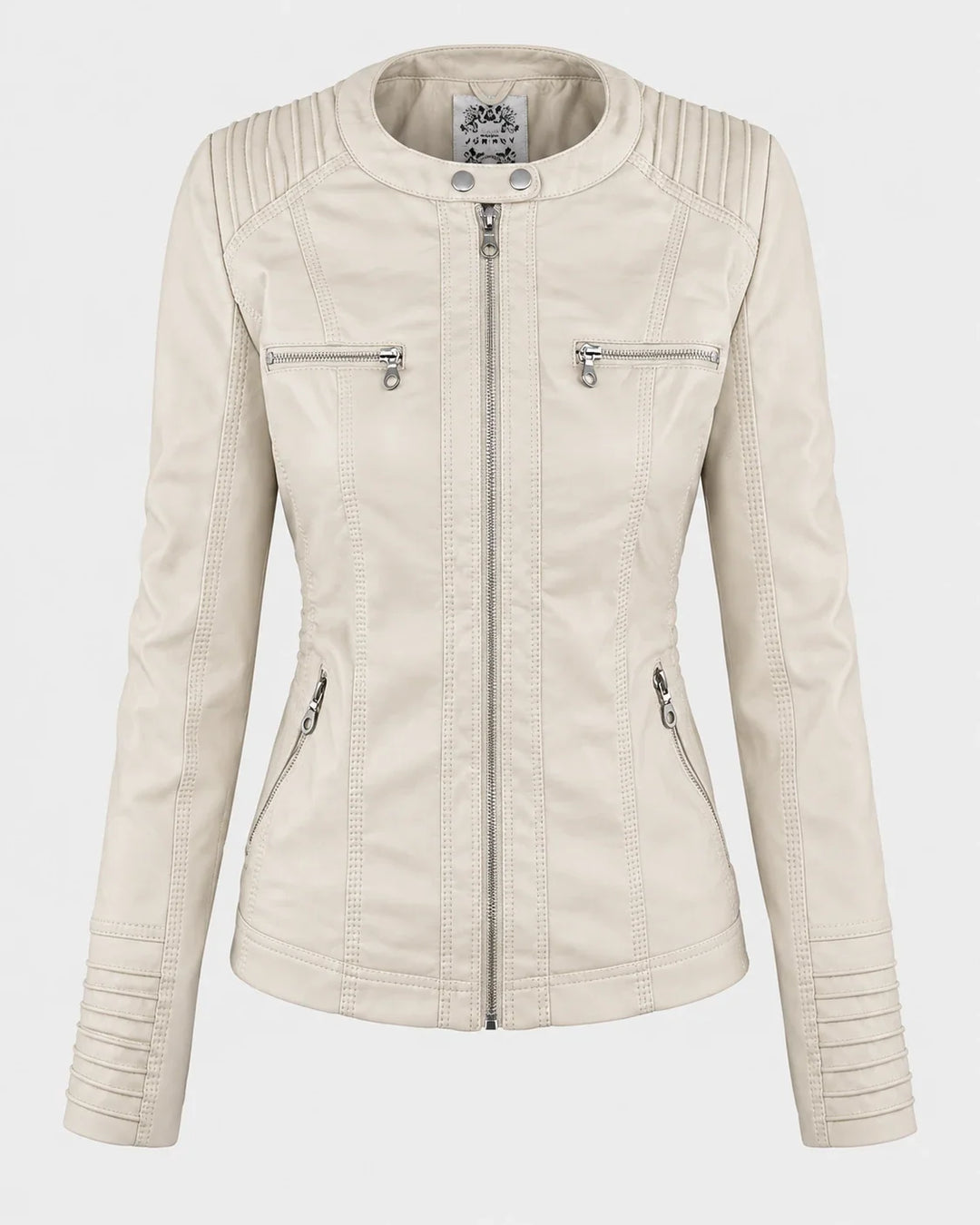 Flavia | Veste en cuir robuste et élégante