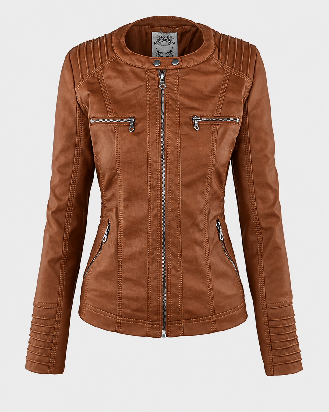 Flavia | Veste en cuir robuste et élégante