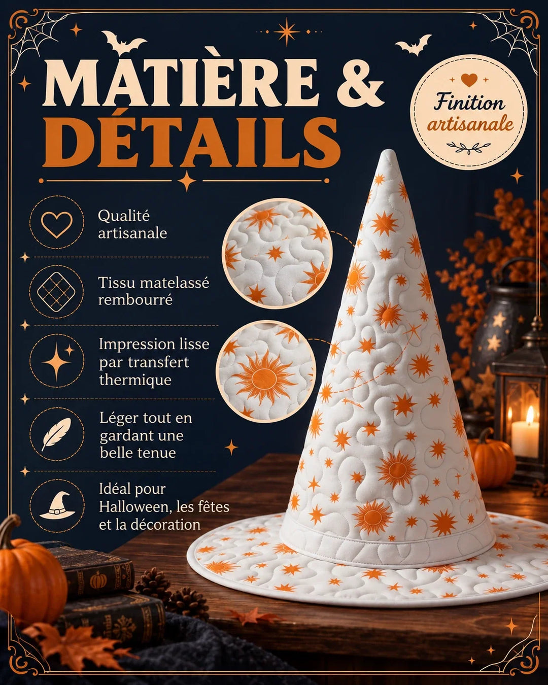 Margaux | Chapeau matelassé Esprit champêtre