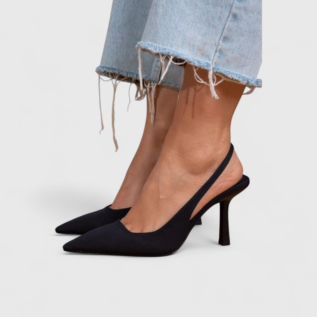 Bella | Escarpins slingback à bout pointu