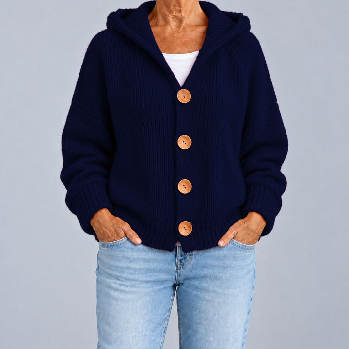 Beatrice | Cardigan ample à capuche