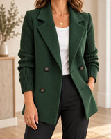 Clarette | Blazer élégant à manches en maille