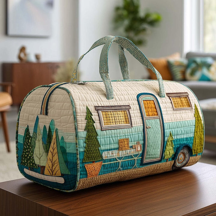 Fabienne | Sac de voyage matelassé en patchwork