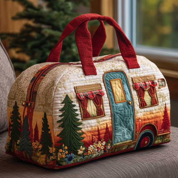 Geneviève | Sac de voyage matelassé vintage