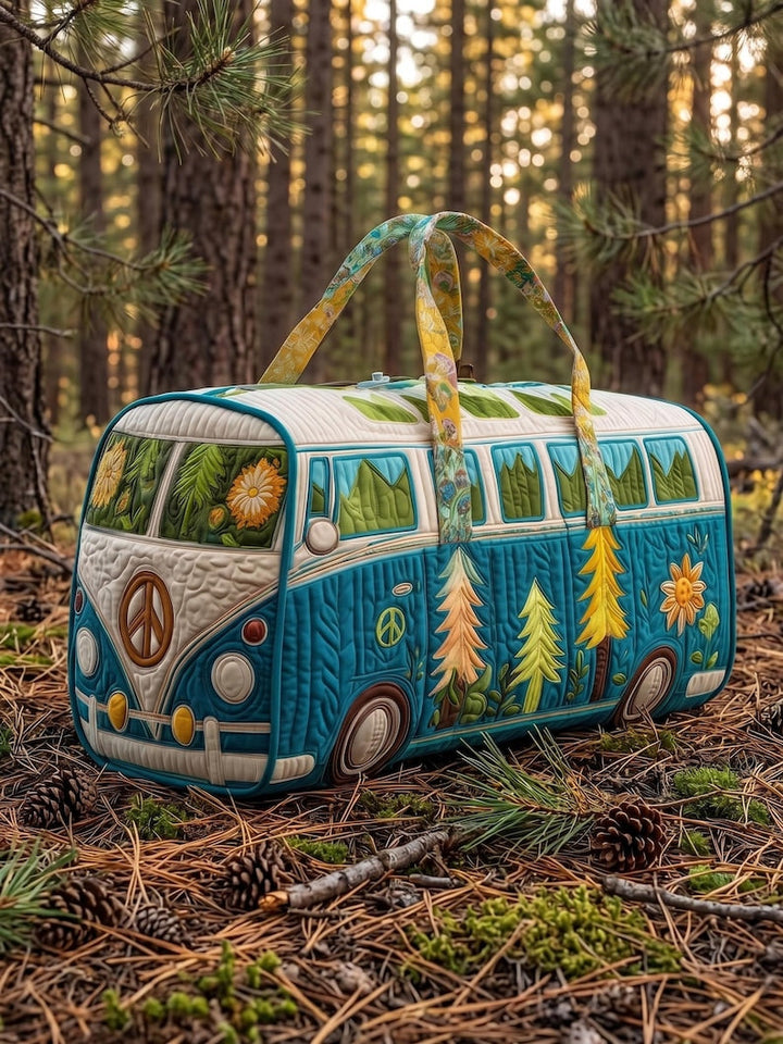 Diane | Sac de voyage matelassé forêt bohème