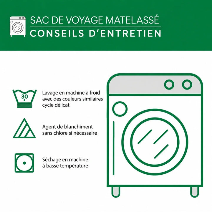 Cécile | Sac de voyage matelassé au van arc-en-ciel rétro