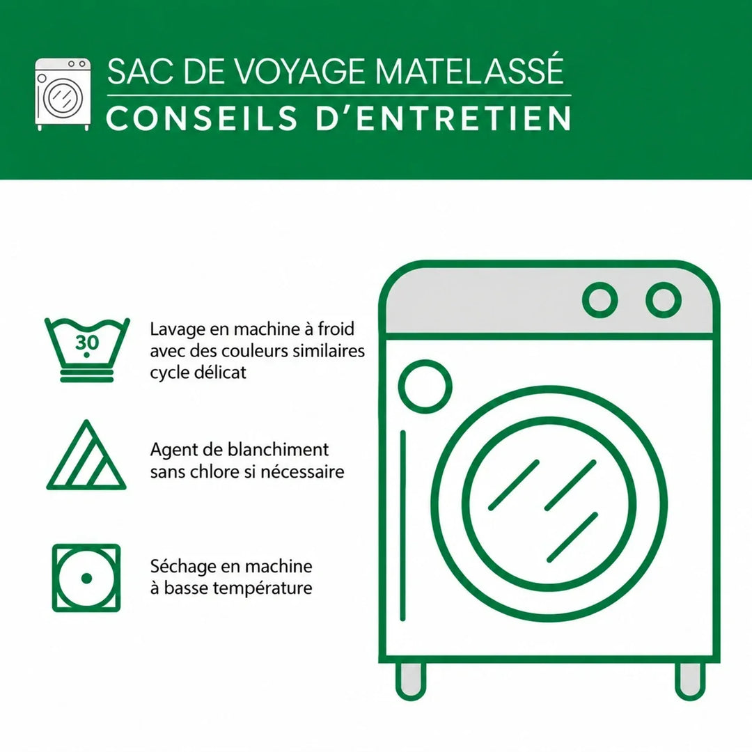 Diane | Sac de voyage matelassé forêt bohème