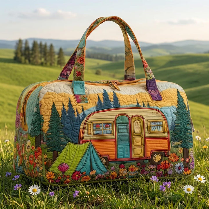 Sylvie | Sac de voyage matelassé glamping en forêt