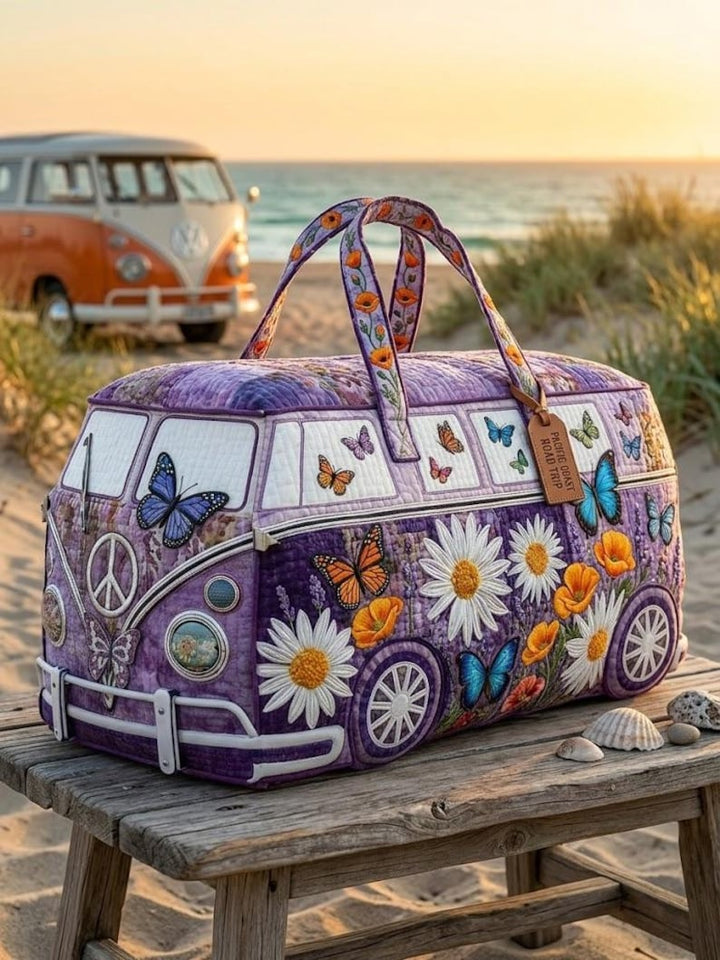 Nelly | Sac de voyage matelassé au bus hippie de camping