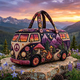 Flavie | Sac de voyage matelassé au van hippie