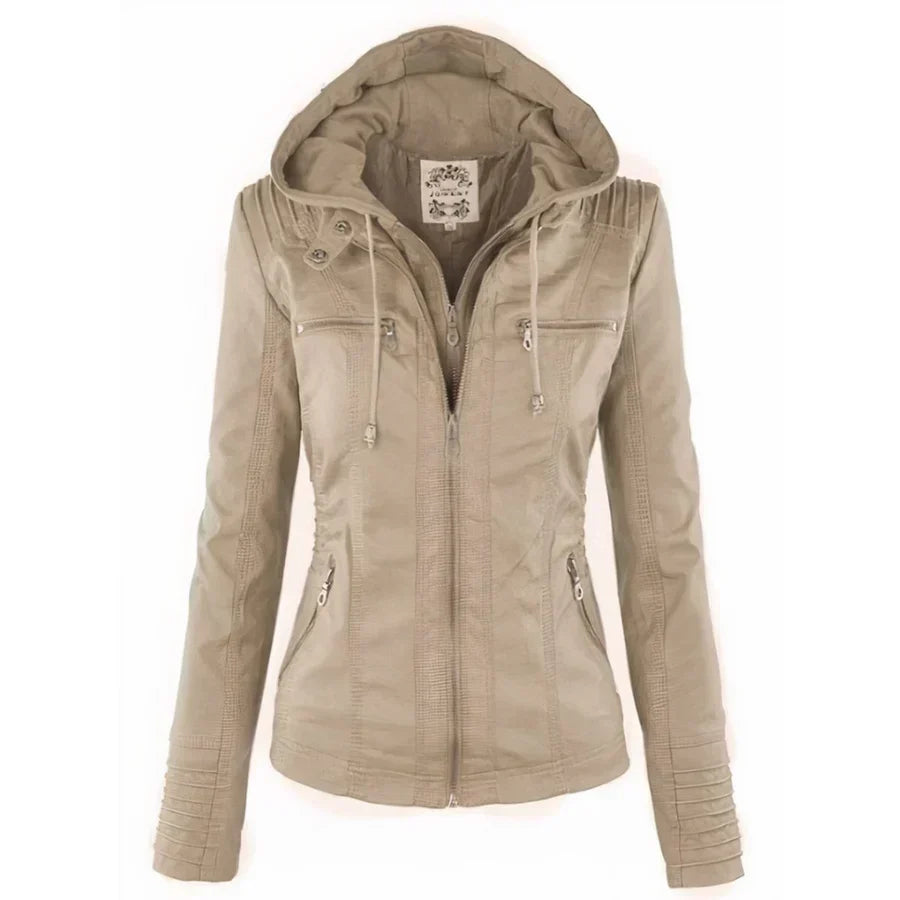 Flavia | Veste en cuir robuste et élégante