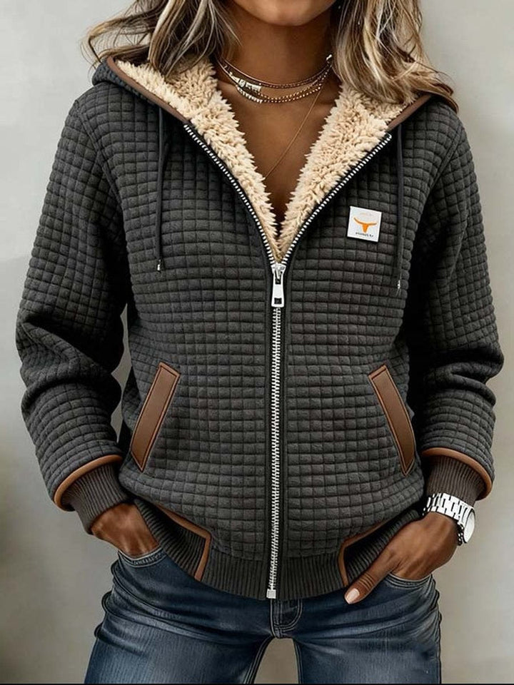Veste Matelassée à Capuche pour Femme Camille